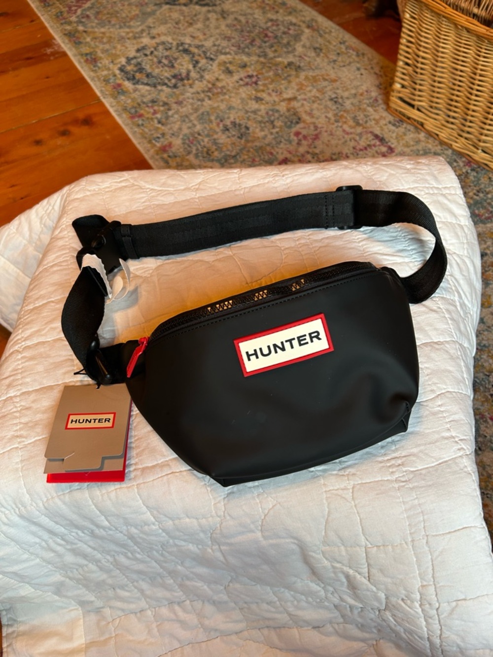 Brand new! Hunter Black Waterproof Belt Bag